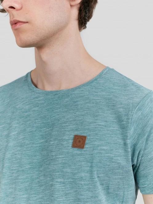 Fundango Jaggy Structured T-shirt for men in light blue 5