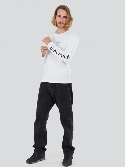 Fundango Long-T Longsleeve T-shirt for men in white 4