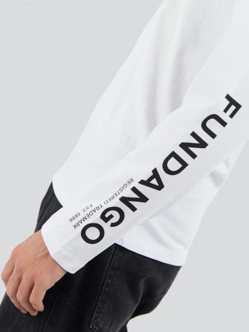 Fundango Long-T Longsleeve T-shirt for men in white 6