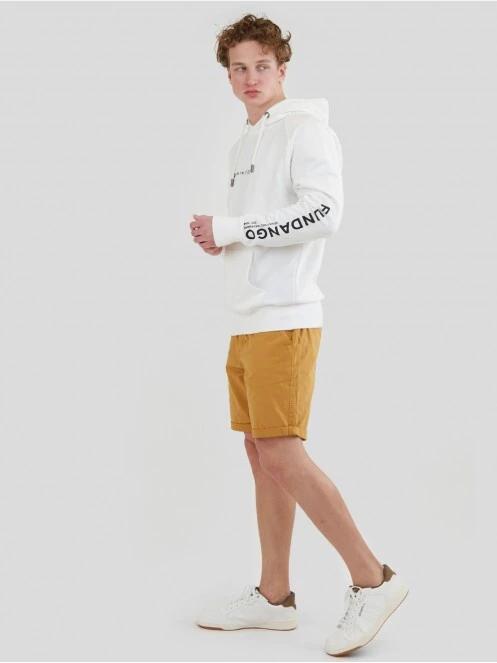 Fundango Talis Hooded Sweatshirt for men in white 4