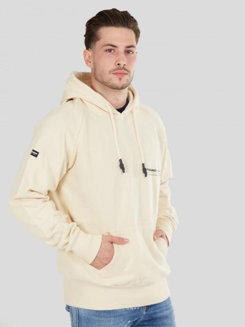 Fundango Talis Hooded Sweatshirt for men in sand 2