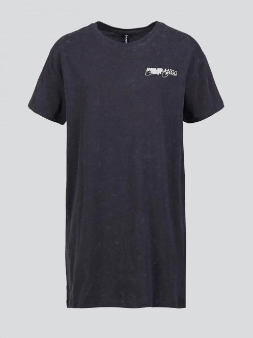 Fundango Swell Tee Dress for women in black 8