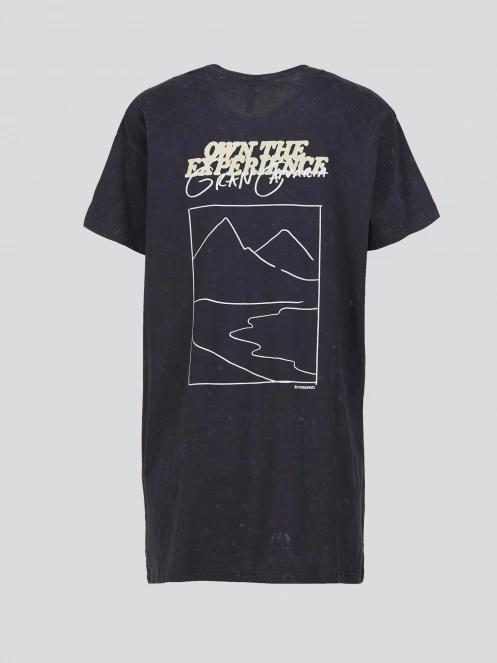 Fundango Swell Tee Dress for women in black 9