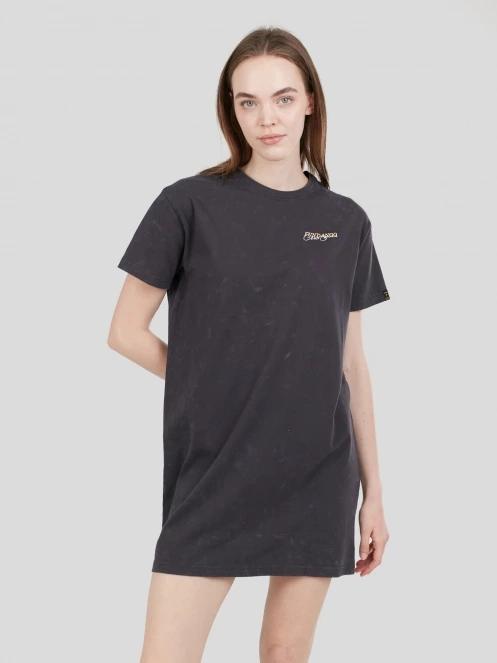 Fundango Swell Tee Dress for women in black 2