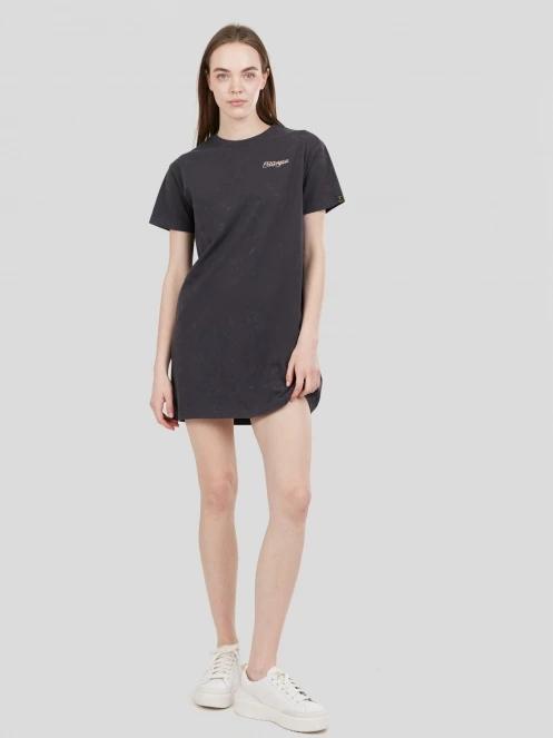 Fundango Swell Tee Dress for women in black 4