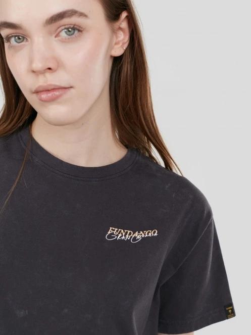 Fundango Swell Tee Dress for women in black 6