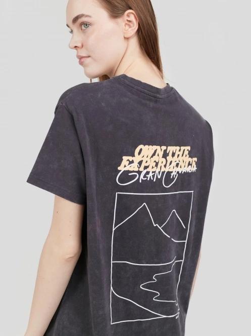 Fundango Swell Tee Dress for women in black 7