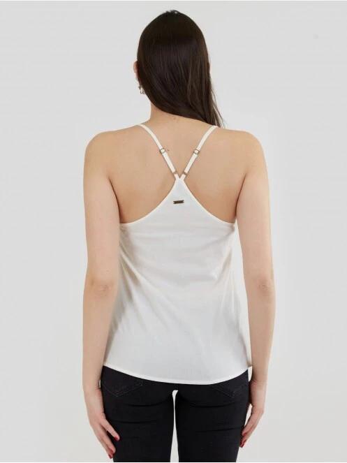 Fundango Indi top for women in white 3