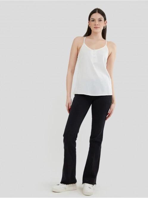Fundango Indi top for women in white 4
