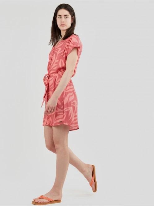 Fundango Palmetta Dress for women in magenta 4