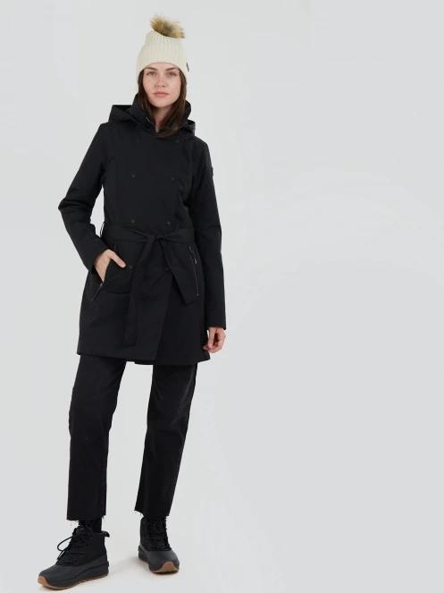 Fundango Charlotte Trenchcoat for women in black 4