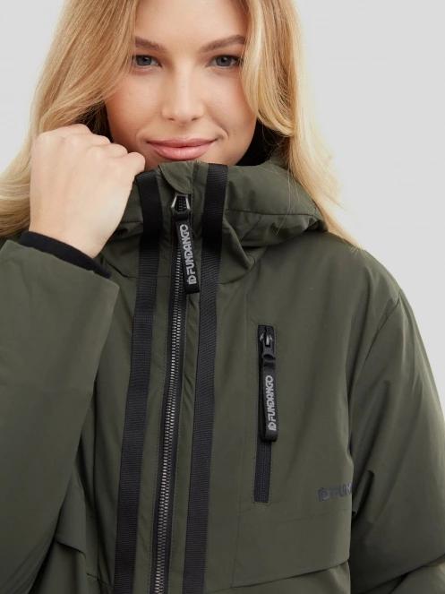Fundango Carya Parka Jacket for women in oliv 5