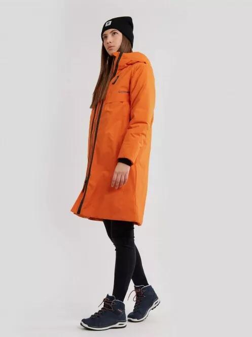 Fundango Carya Parka Jacket for women in orange 4