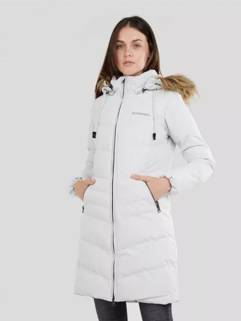 Fundango Puppis Padded Jacket for women in grey 2