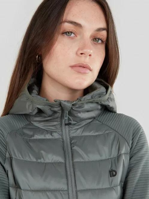 Fundango Afton Hybrid Jacket for women in oliv 4