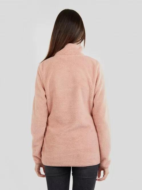 Fundango Vinona Fleece Pullover for women in pink 3