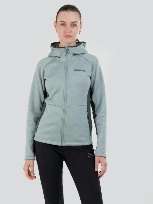 Fundango Alita Fleece Jacket for women in green 2