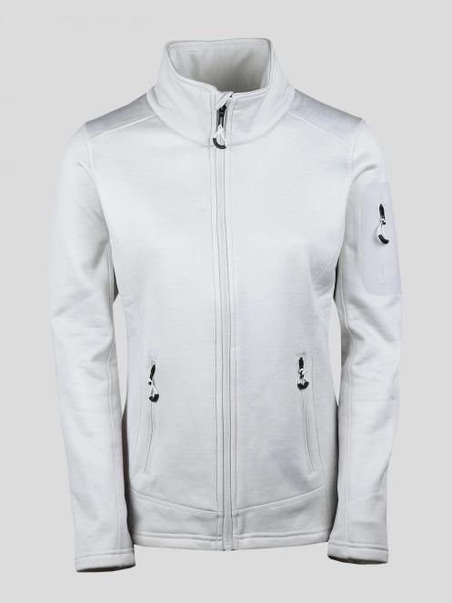 Fundango Antila Fleece Jacket for women in white 7