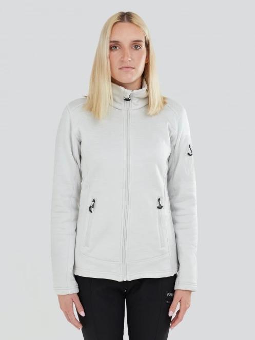 Fundango Antila Fleece Jacket for women in white 2