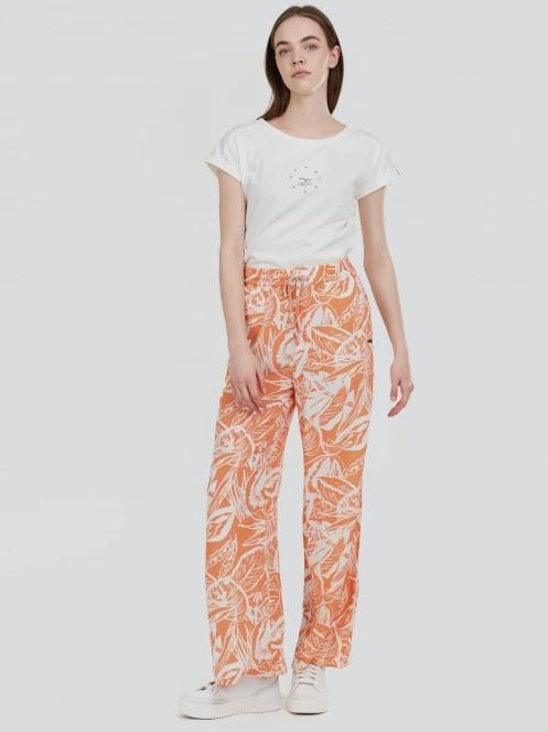 Fundango Poppy Pants for women in orange 4