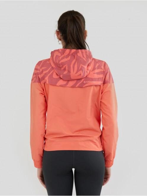 Fundango Breeze Windbreaker for women in magenta 3