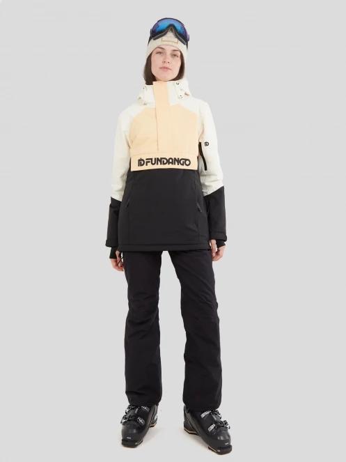 Fundango Birch Logo Anorak for women in yellow 4