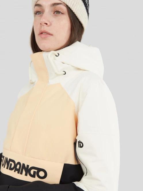 Fundango Birch Logo Anorak for women in yellow 5