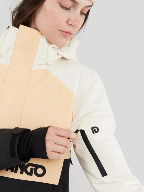 Fundango Birch Logo Anorak for women in yellow 6