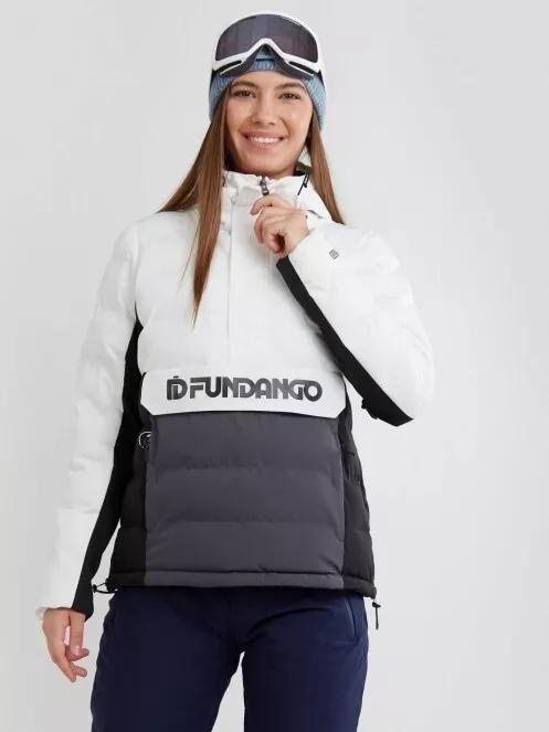 Fundango Everett Padded Anorak for women in white 2