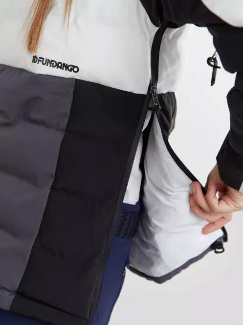 Fundango Everett Padded Anorak for women in white 7