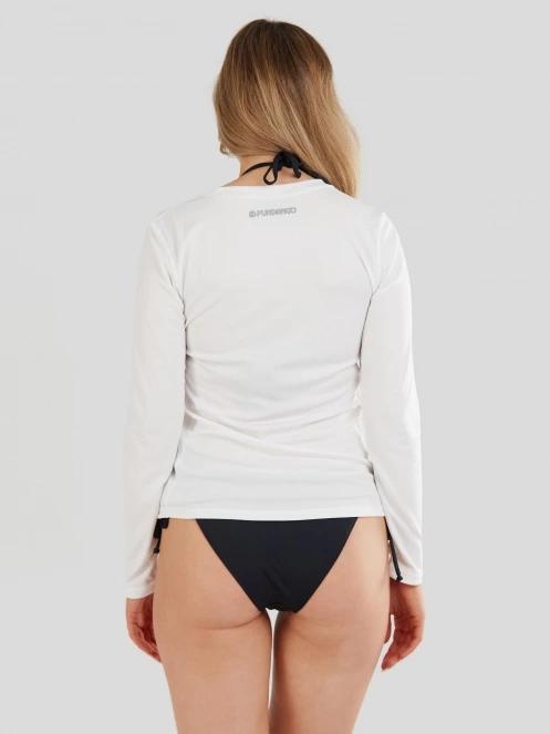 Fundango Loren Rashguard for women in white 3