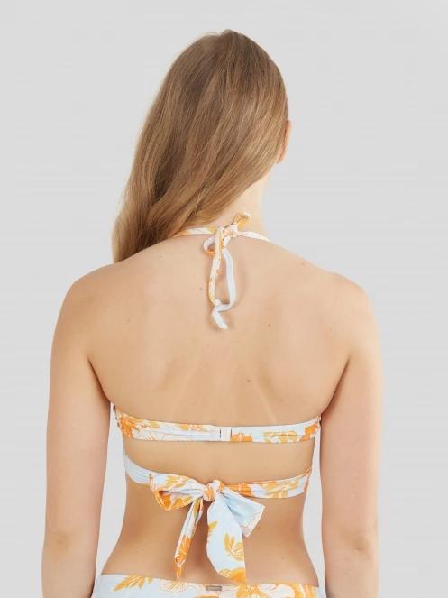 Fundango Lola Twisted Top for women in orange 3