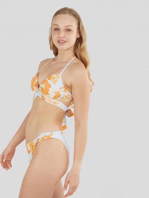 Fundango Lola Twisted Top for women in orange 6