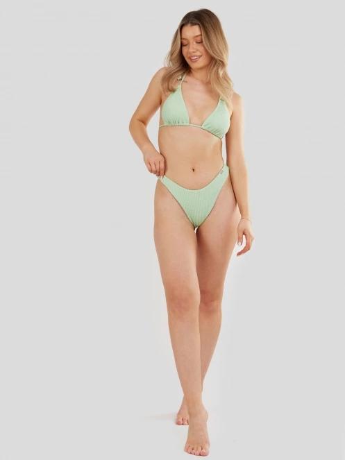 Fundango Innisfil Triangle Jacquard Top for women in green 4