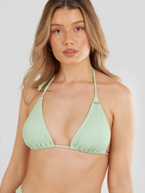 Fundango Innisfil Triangle Jacquard Top for women in green 5