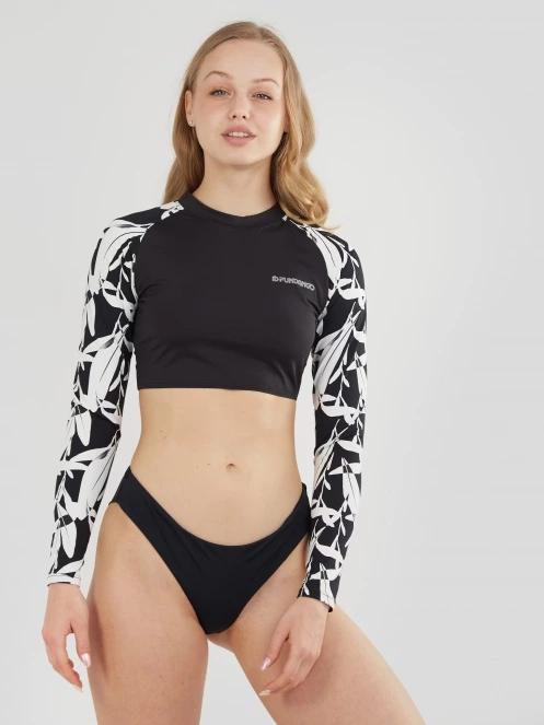 Fundango Amelia Surf Top for women in black 2