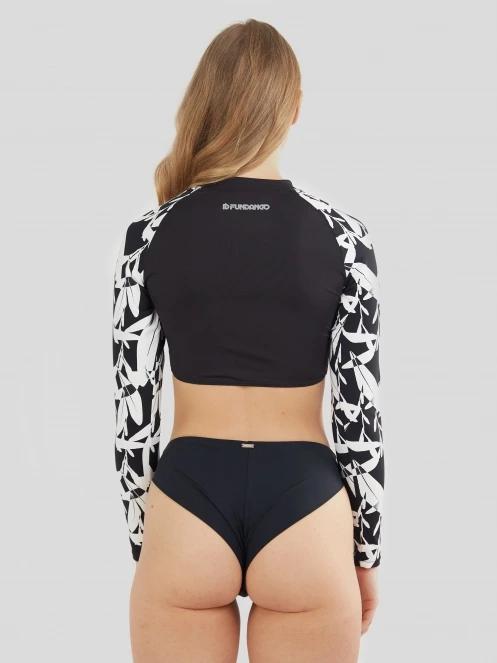 Fundango Amelia Surf Top for women in black 3