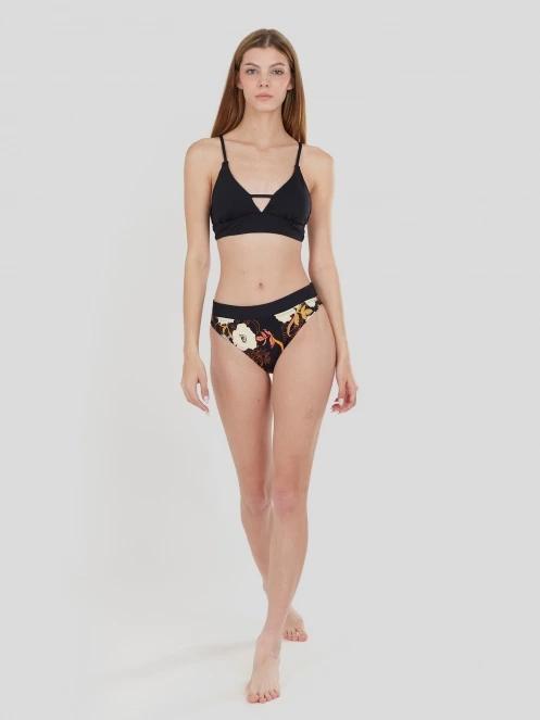 Fundango Sahara Mid Waist Full Bottom for women in black 5