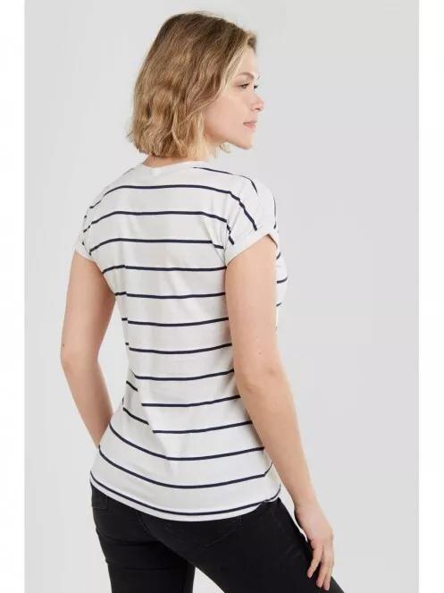 Fundango Ivanne T-shirt for women in white 3