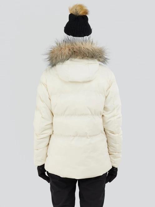 Fundango Elyra Fur Padded Jacket for women in white 4