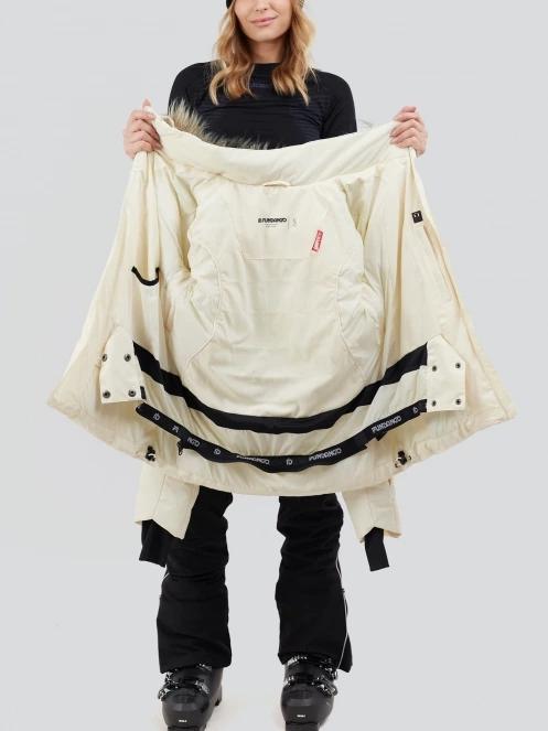 Fundango Elyra Fur Padded Jacket for women in white 6