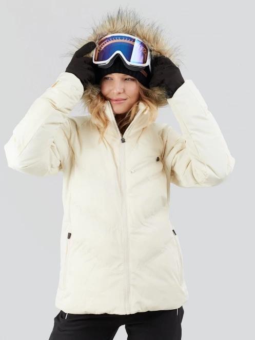 Fundango Elyra Fur Padded Jacket for women in white 7