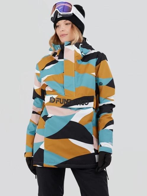 Fundango Birch ECO Logo Anorak for women in grey 2