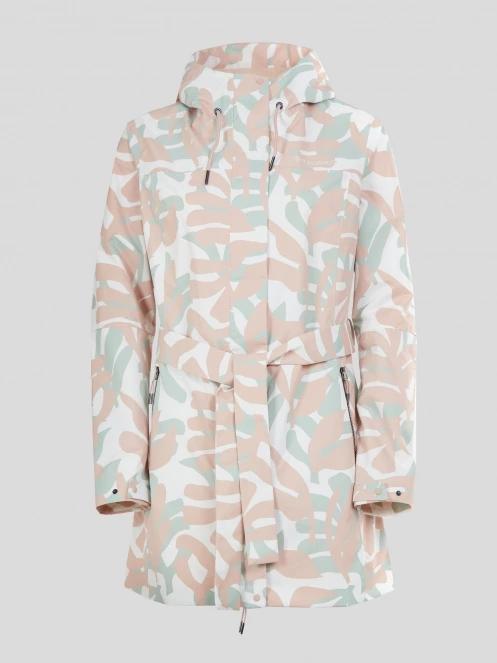Fundango Regina II Waterproof Trench Jacket for women in pink 9