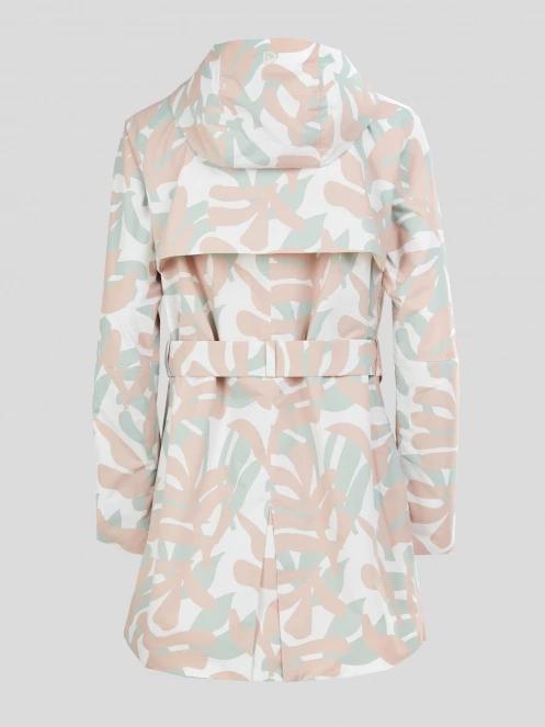 Fundango Regina II Waterproof Trench Jacket for women in pink 11
