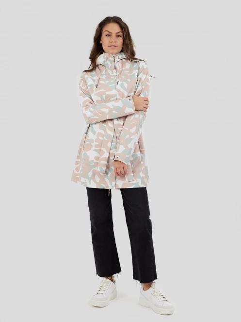 Fundango Regina II Waterproof Trench Jacket for women in pink 4