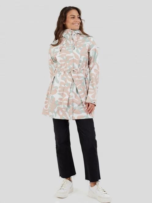 Fundango Regina II Waterproof Trench Jacket for women in pink 5