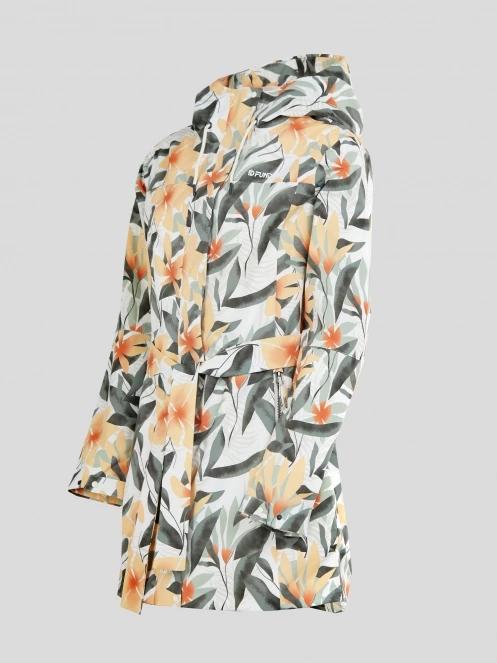 Fundango Regina II Waterproof Trench Jacket for women in white 10