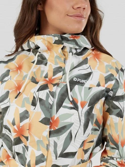 Fundango Regina II Waterproof Trench Jacket for women in white 6