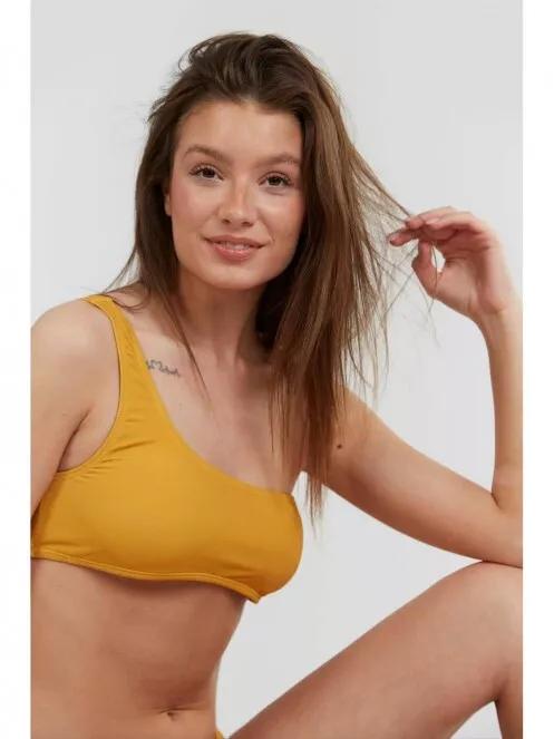 Fundango Madison One Shoulder Top for women in orange 4